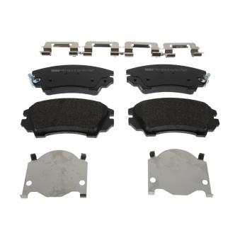 Jeu de 4 plaquettes de frein avant FERODO FDB4208 pour CHRYSLER SEBRING 1.6 CDTi - 110cv