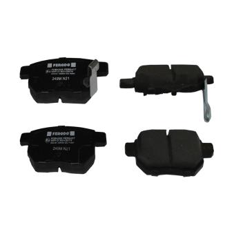 Jeu de 4 plaquettes de frein arrière FERODO OEM 0446647040