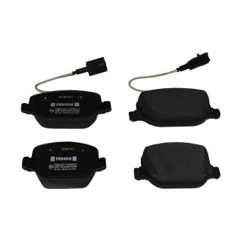 Jeu de 4 plaquettes de frein arrière FERODO OEM 77365542