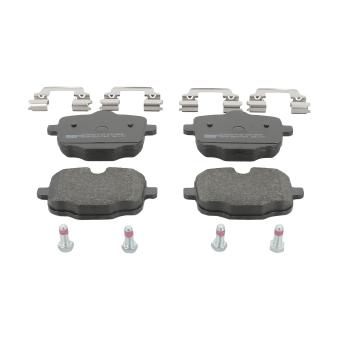 Jeu de 4 plaquettes de frein arrière FERODO OEM 34218847061 Jeu de 4 plaquettes de frein arrière FERODO OEM 34218847061