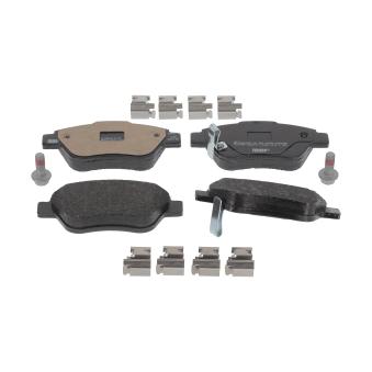 Jeu de 4 plaquettes de frein avant FERODO OEM 1605184