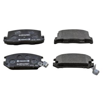 Jeu de 4 plaquettes de frein arrière FERODO OEM 0446617070