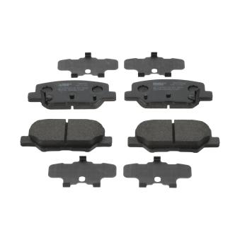 Jeu de 4 plaquettes de frein arrière FERODO [FDB4739]