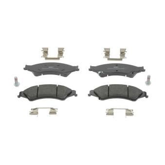 Jeu de 4 plaquettes de frein avant FERODO [FDB4832]