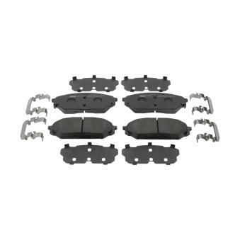 Jeu de 4 plaquettes de frein avant FERODO [FDB4889]