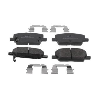 Jeu de 4 plaquettes de frein avant FERODO FDB4914 pour FORD GALAXY 1.6 CDTI - 110cv