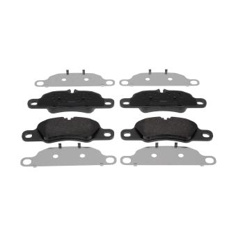 Jeu de 4 plaquettes de frein avant FERODO [FDB5018]