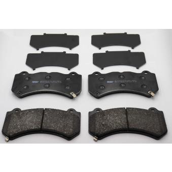Jeu de 4 plaquettes de frein avant FERODO OEM 68144427aa Jeu de 4 plaquettes de frein avant FERODO OEM 68144427aa