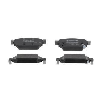 Jeu de 4 plaquettes de frein arrière FERODO FDB5247 pour VOLKSWAGEN CADDY 1.8 D - 116cv