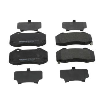 Jeu de 4 plaquettes de frein avant FERODO FDB5382 pour FORD GRANADA 2.0 - 184cv