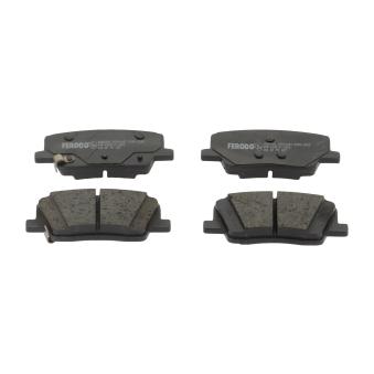 Jeu de 4 plaquettes de frein avant FERODO OEM 48413360b0