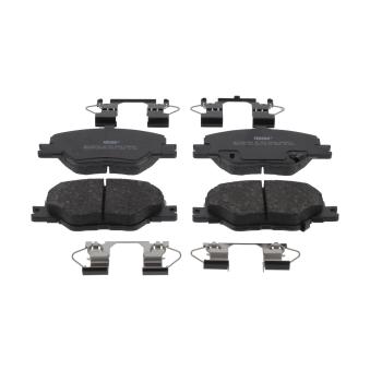 Jeu de 4 plaquettes de frein avant FERODO OEM 84124408