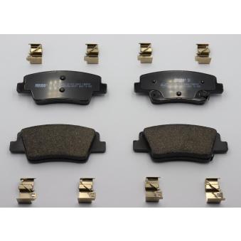 Jeu de 4 plaquettes de frein avant FERODO OEM 58302gia65