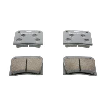 Jeu de 4 plaquettes de frein arrière FERODO FDB815 pour SSANGYONG RODIUS 1.6 - 80cv