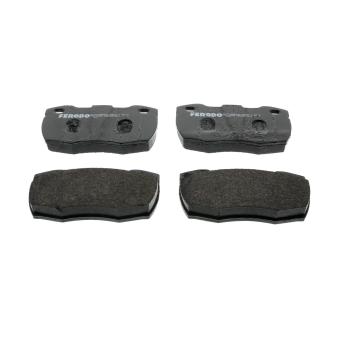 Jeu de 4 plaquettes de frein avant FERODO [FDB871]