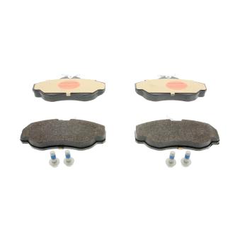 Jeu de 4 plaquettes de frein avant FERODO FDB980 pour LAND ROVER DISCOVERY 2.5 Td5 4x4 - 139cv