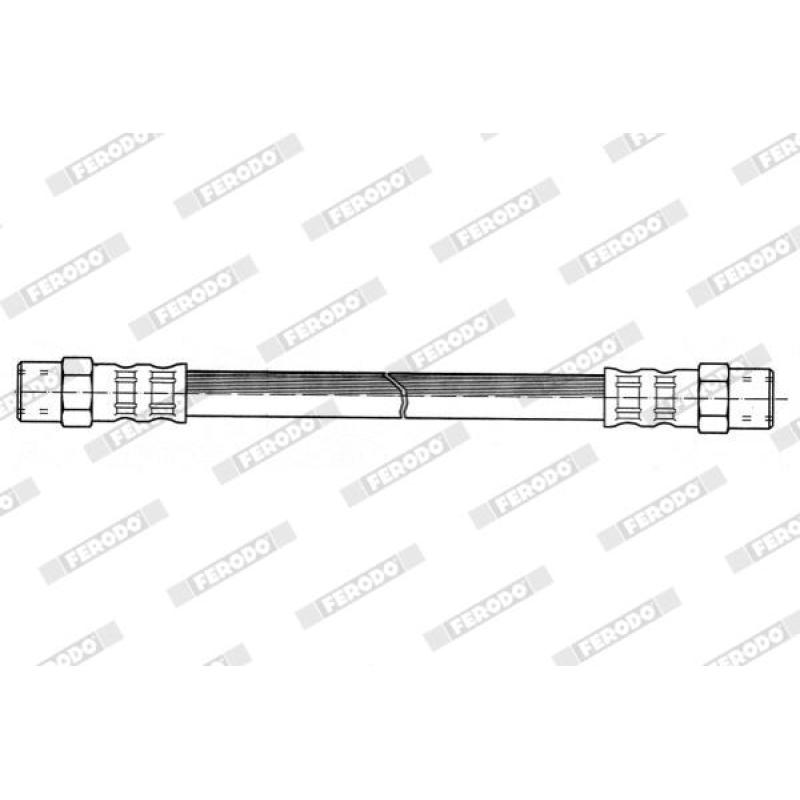 Flexible de frein FERODO FHY2040 - Visuel 1