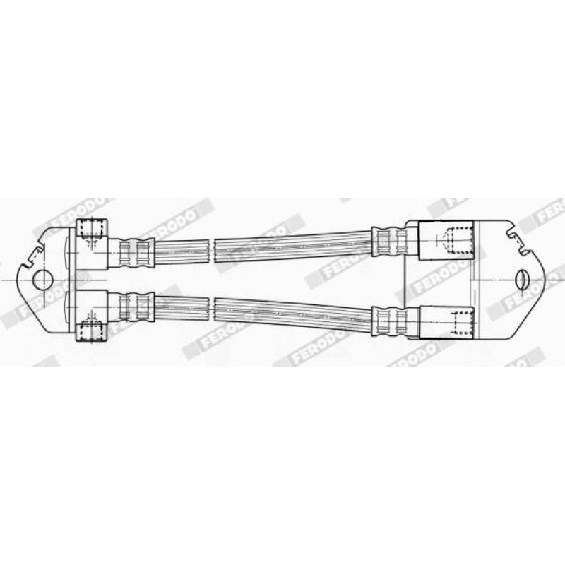 Flexible de frein FERODO FHY2573 - Visuel 1