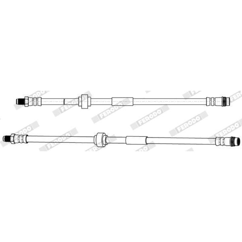 Flexible de frein FERODO FHY2684 - Visuel 1