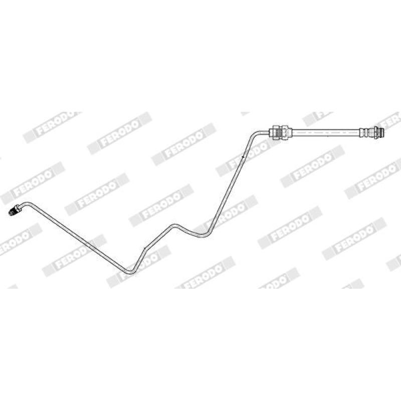 Flexible de frein FERODO FHY2715 - Visuel 1