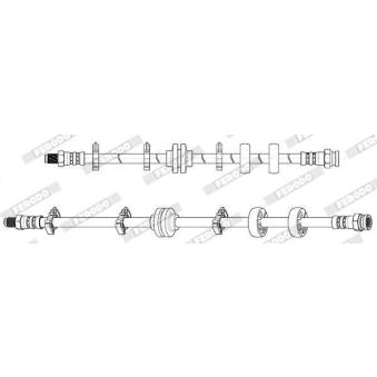 Flexible de frein FERODO OEM 71736962