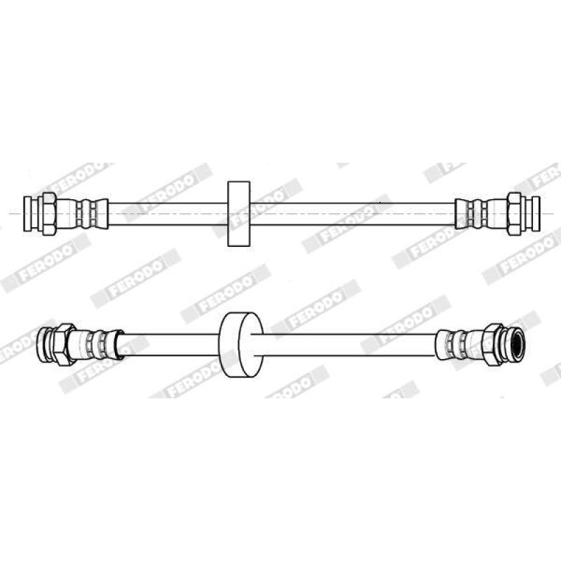 Flexible de frein FERODO FHY2836 - Visuel 1
