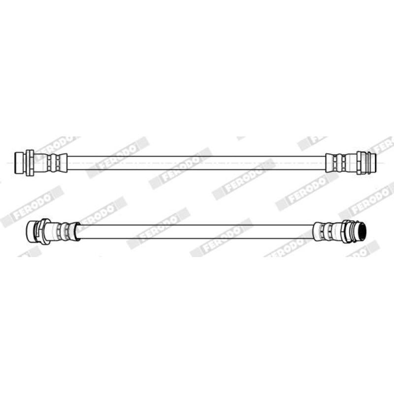 Flexible de frein FERODO FHY2856 - Visuel 1