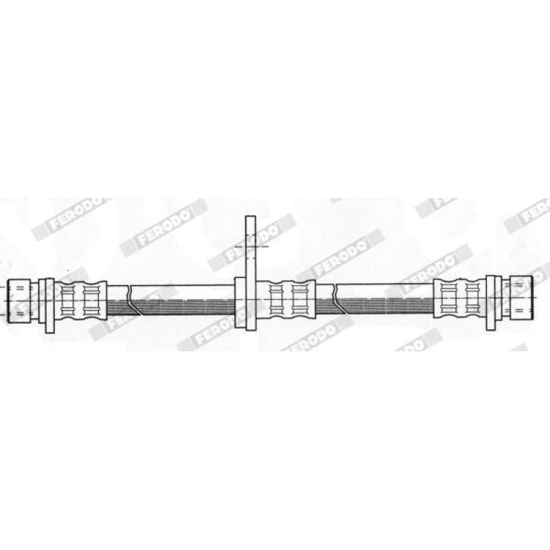 Flexible de frein FERODO FHY3079 - Visuel 1