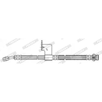Flexible de frein FERODO OEM 587312D000