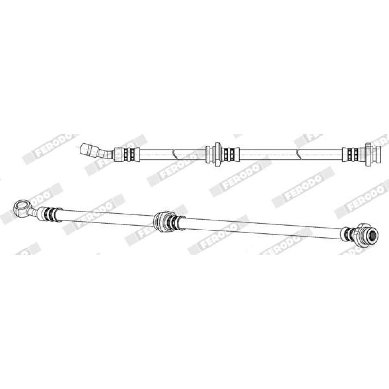 Flexible de frein FERODO FHY3200 - Visuel 1