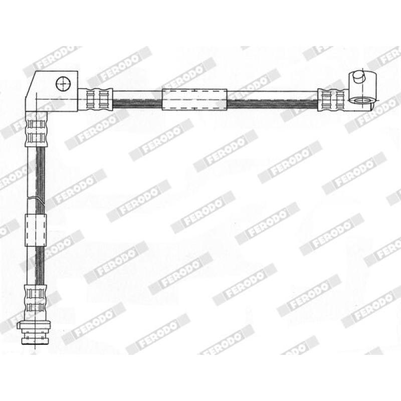 Flexible de frein FERODO FHY3207 - Visuel 1
