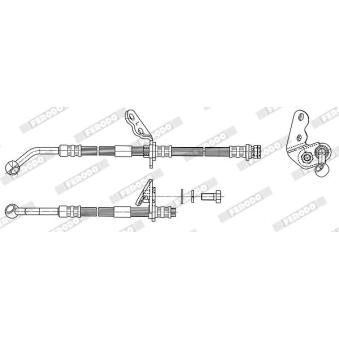 Flexible de frein FERODO OEM 01465S04J00