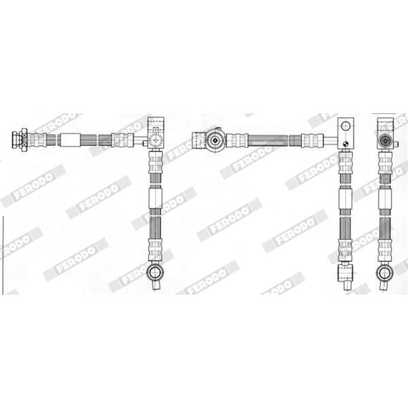 Flexible de frein FERODO FHY3252 - Visuel 1