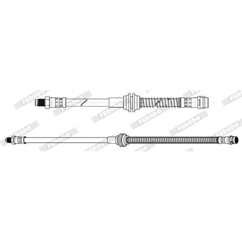 Flexible de frein FERODO FHY3338 - Visuel 1