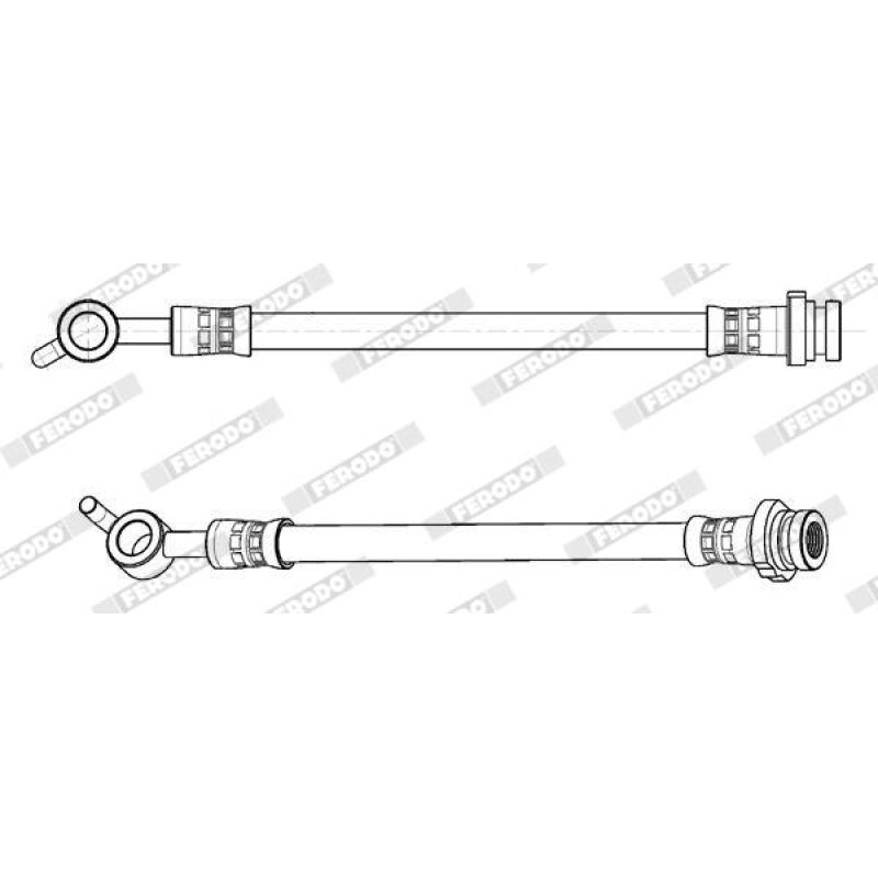 Flexible de frein FERODO FHY3341 - Visuel 1