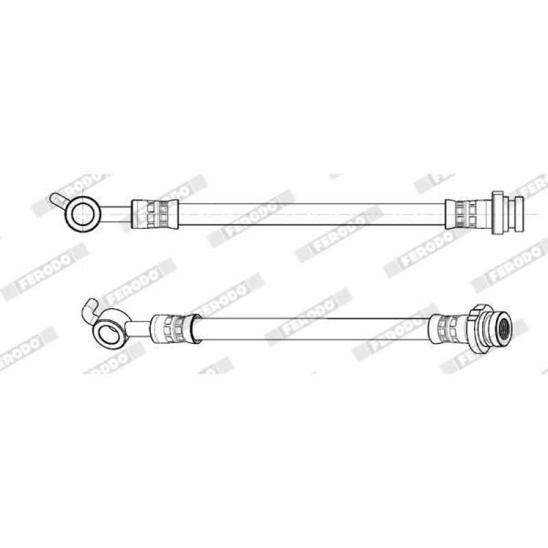 Flexible de frein FERODO FHY3342 - Visuel 1