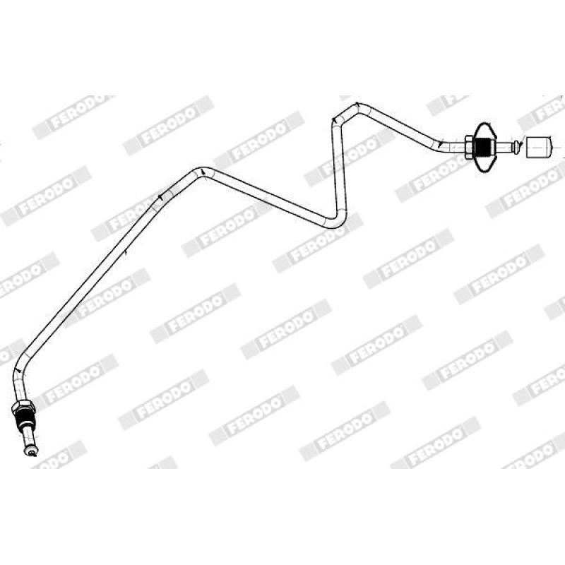 Flexible de frein FERODO FHY3344 - Visuel 1