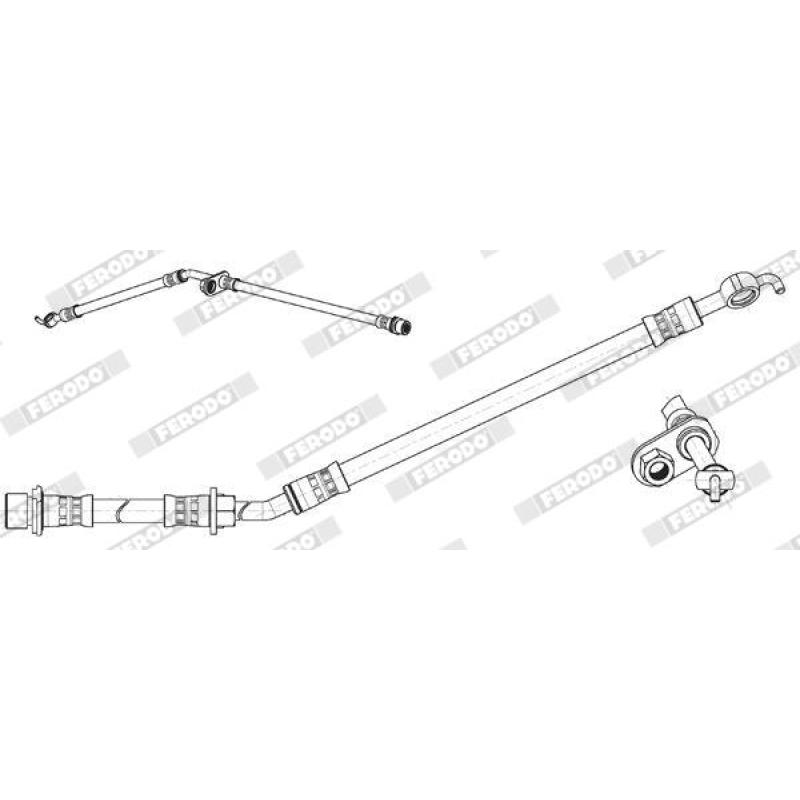 Flexible de frein FERODO FHY3359 - Visuel 1