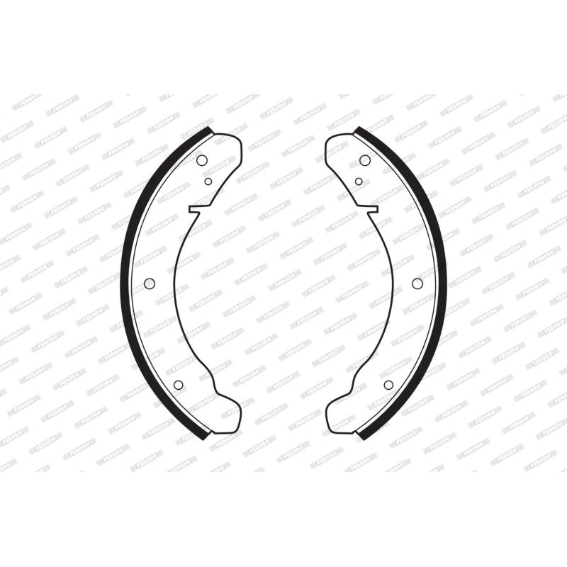 Jeu de mâchoires de frein FERODO FSB11 - Visuel 1