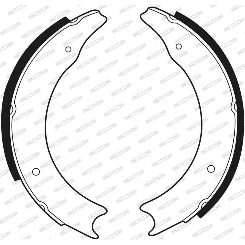 Jeu de mâchoires de frein FERODO FSB14 - Visuel 2