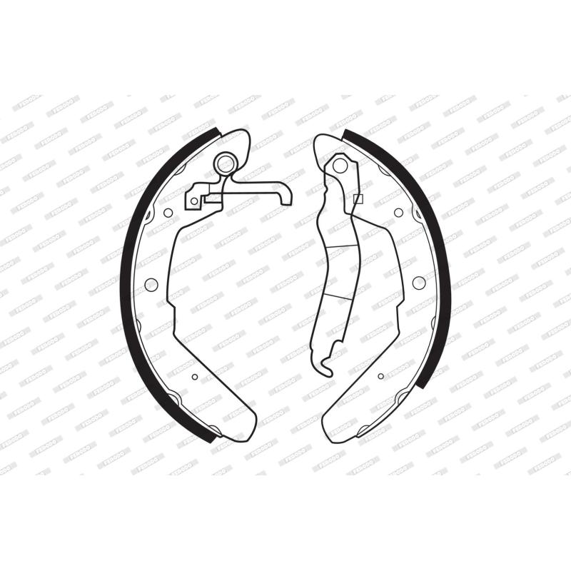 Jeu de mâchoires de frein FERODO FSB174 - Visuel 1