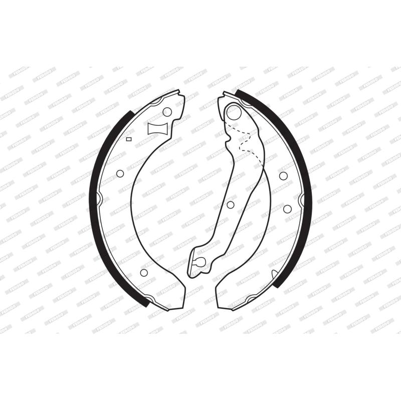 Jeu de mâchoires de frein FERODO FSB176 - Visuel 1