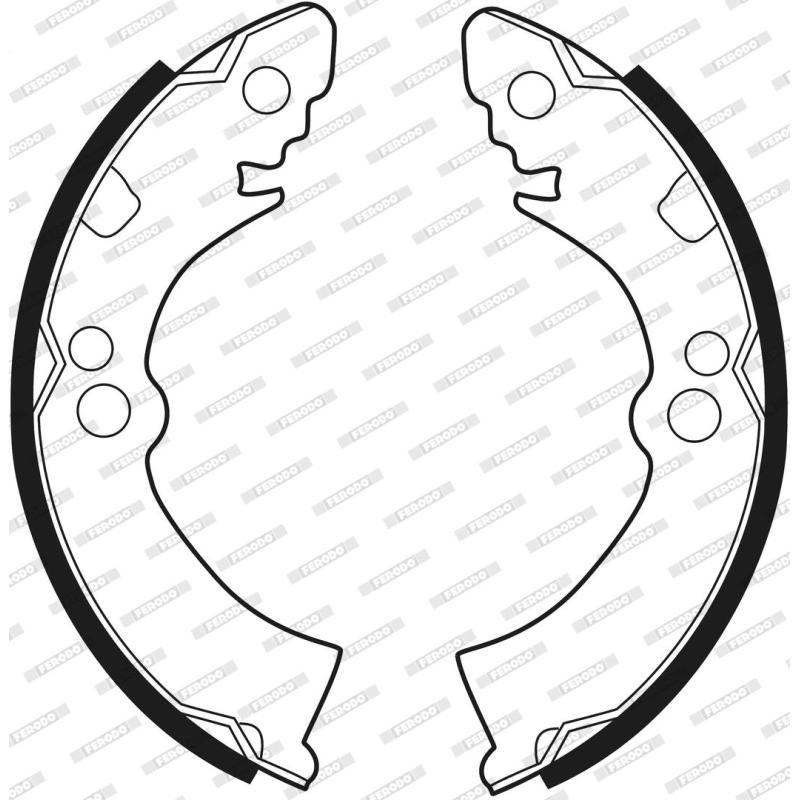 Jeu de mâchoires de frein FERODO FSB179 - Visuel 2