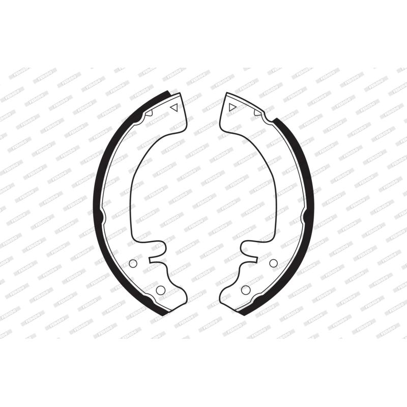 Jeu de mâchoires de frein FERODO FSB19 - Visuel 1