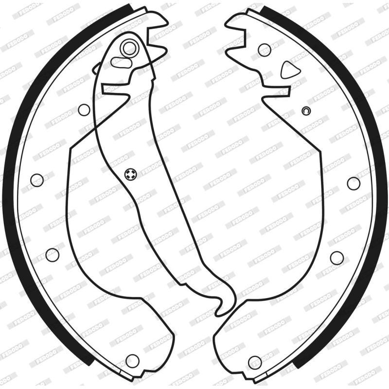Jeu de mâchoires de frein FERODO FSB199 - Visuel 2