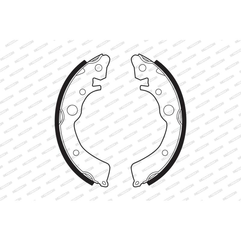 Jeu de mâchoires de frein FERODO FSB204 - Visuel 1