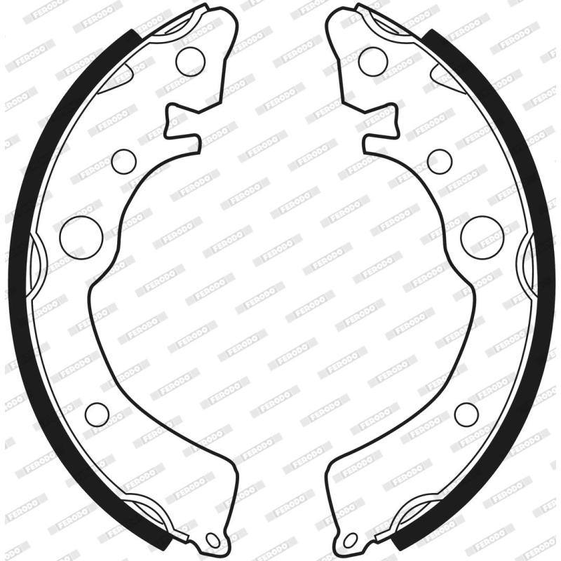 Jeu de mâchoires de frein FERODO FSB204 - Visuel 2