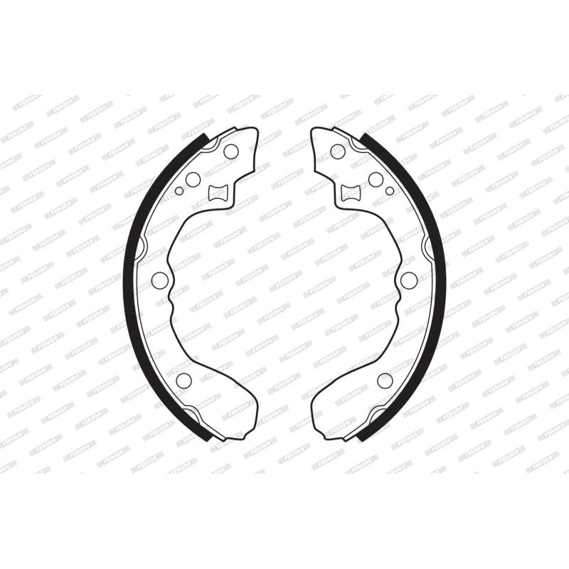Jeu de mâchoires de frein FERODO FSB210 - Visuel 1