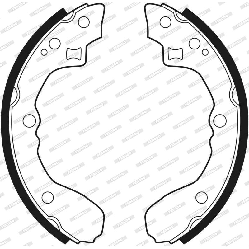 Jeu de mâchoires de frein FERODO FSB210 - Visuel 2