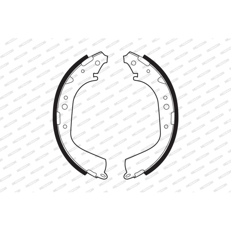 Jeu de mâchoires de frein FERODO FSB213 - Visuel 1